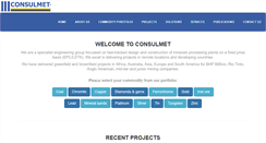 Desktop Screenshot of consulmet.com