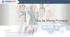 Desktop Screenshot of consulmet.com.ar