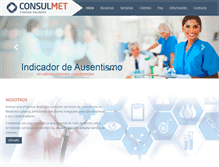 Tablet Screenshot of consulmet.com.ar